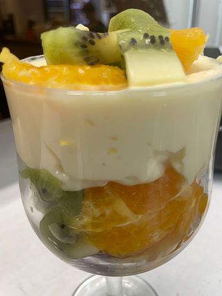 Mascarpone con frutti