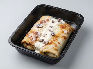 Crepes con formagio al forno