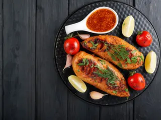 Piept de pui la gratar