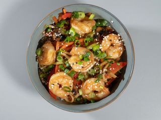 Udon cu creveți tempura