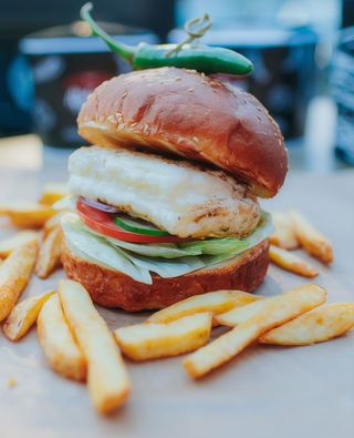 Halloumi Burger