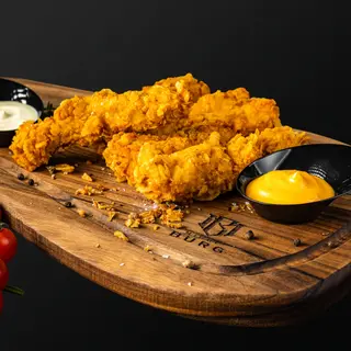 Crispy de pui cu cartofi pai și sos 180 (3buc)/150/40g