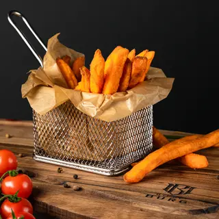 Cartofi dulci cu oregano și usturoi proaspăt 150g