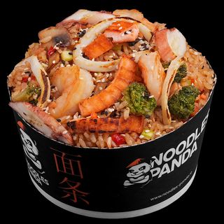 Orez Thai cu fructe de mare