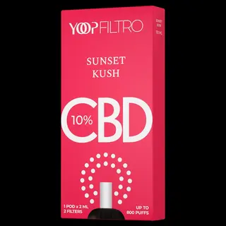 Sunset Kush YOOP CBD 10% - Arome Intense de Fructe de Pădure