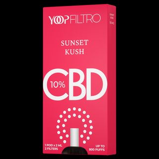 Sunset Kush YOOP CBD 10% - Arome Intense de Fructe de Pădure