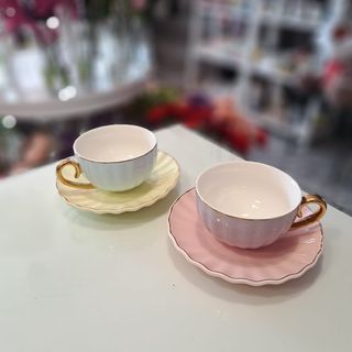 Set de cafea Pastel
