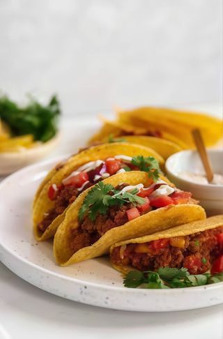 Tacos con carne