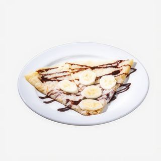 Clătite cu ciocolată şi banane