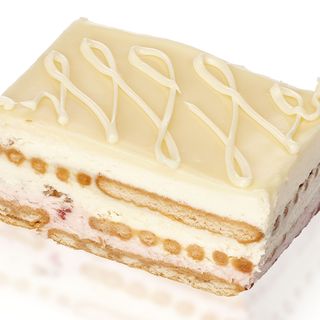 Tort Crema de Zmeura si ciocolata alba belgiana - 9portii