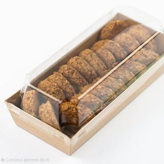 Fursecuri din ovăz cu lămâie, chia și ghimbir, fără gluten, vegan
