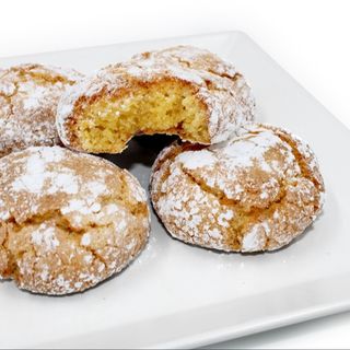 Biscuiți AMARETTI cu aromă de portocale, fără gluten și fara lactoză - 200G