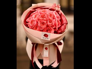 Buchet Trandafiri Roz Pink Expression Pentru Iubita