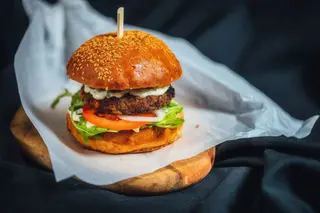 Burger Veggies & Cheddar