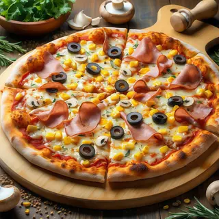 Pizza medie Cinque stagioni
