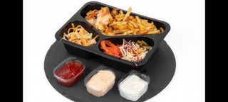 Shaorma la farfurie pui