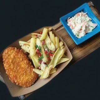 Meniu șnițel pui crocant