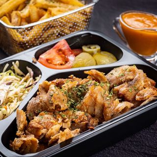 Shaorma la farfurie ciolan afumat