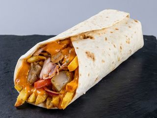 Chicken loaded shaorma