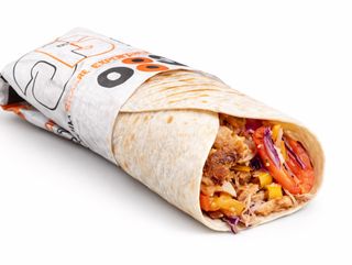 Combo Shaorma mică mix pui/porc+ pepsi