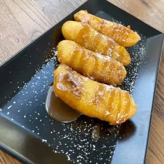 Banana prajita + topping