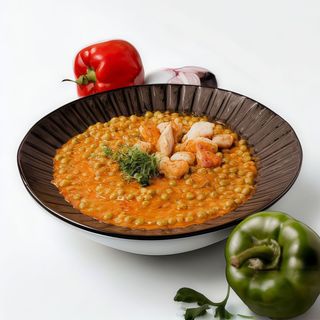 Mâncare de mazăre cu pui