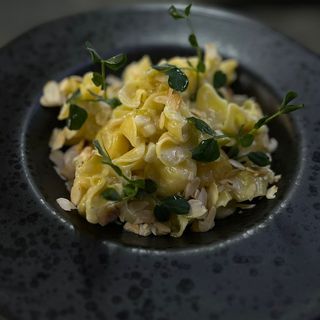 Fagottini con pere, gorgonzola e nocci