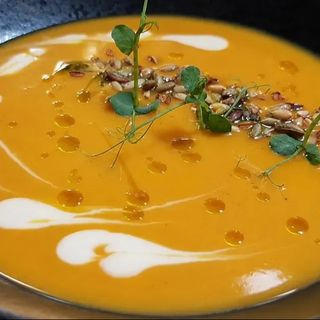 Supa Crema de Dovleac cu Seminte