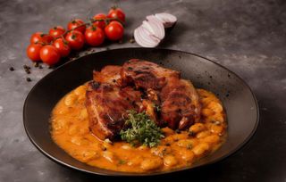 Fasole sârbească (iahnie) cu ciolan