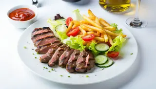 Meniu ceafă de porc la grătar