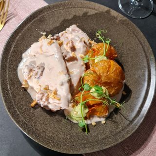 Pui cu nuci si gorgonzola