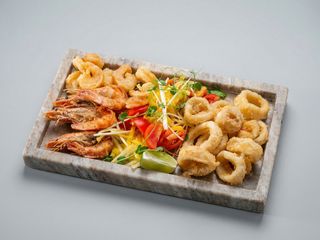 Fructe de mare prajite