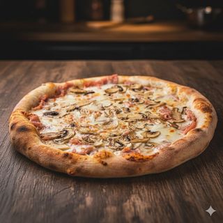Pizza Prosciutto e Funghi