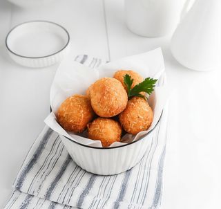 Potato Balls with Salmon