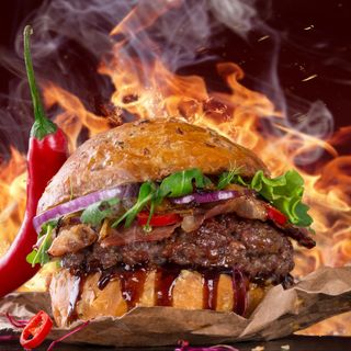Meniu Beef Fire Burger