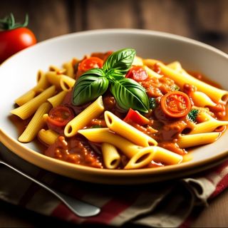 Penne cu legume