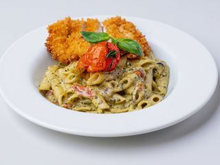 Paste Al Pesto cu piept de pui