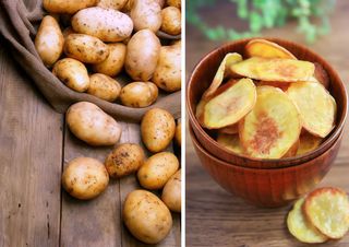 Chipsuri de cartofi cu sos la alegere