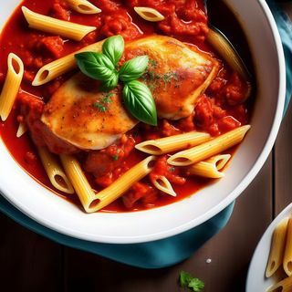 Penne Con pollo