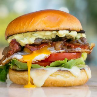 Burger Egg & Bacon 400g