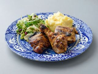Pulpă de pui la grill