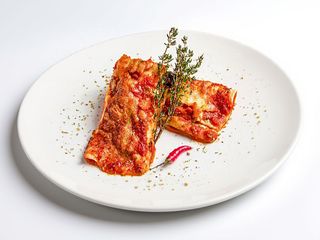 Focaccia cu sos de roșii