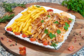 Shaorma pui standard farfurie