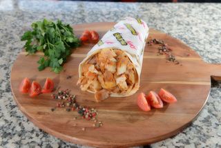 Shaorma dublă pui lipie
