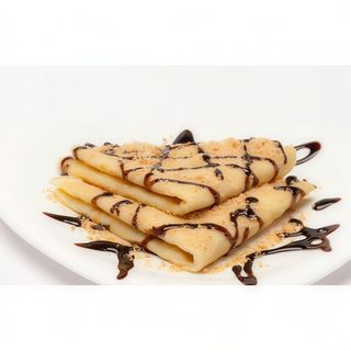 Clatite cu ciocolata si banane (2 buc)