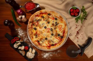 Pizza Pollo e Funghi Ø 32cm