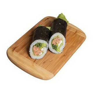 Wrap salmon