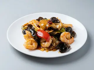 Creveti in sos chinezesc 