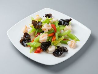 Creveti cu telina verde