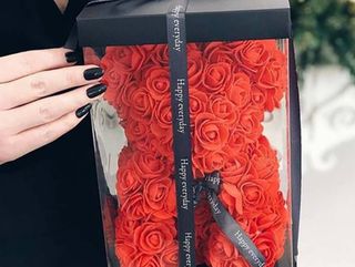 Ursulet din trandafiri 25 cm